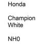 Preview: Honda, Champion White, NH0.